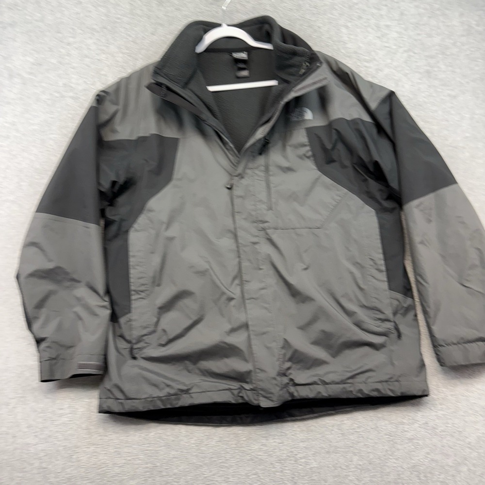 The North Face 2-in—1 Goretex Jacket Men XL Black Insulated Lined 2 Piece EUC